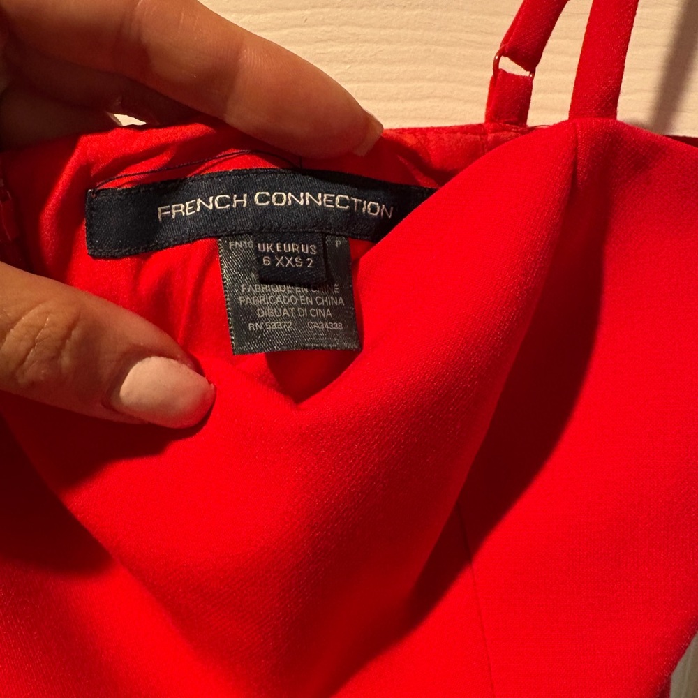 French Connection Vibrant Red Garment